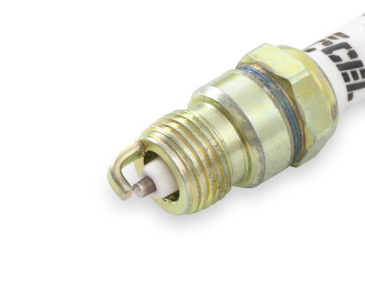 ACCEL HP COPPER SPARK PLUG - SHORTY / 14mm Thread - .460 In Reach - Tapered Seat - 2 Pack Of 0576S-4 (8 Spark Plugs)