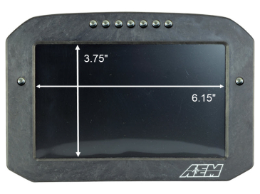 AEM CD-7FL CARBON LOGGING FLAT PANEL DIGITAL DASH DISPLAY