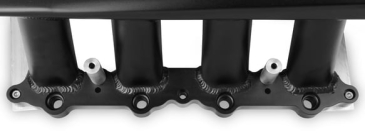 SNIPER EFI SHEET METAL FABRICATED INTAKE MANIFOLD 2015-2017 Ford 5.0L Coyote Engines 90mm Throttle Body Opening + Fuel Rail Kit Black Finish With Sniper EFI Logo