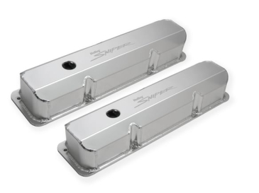 SNIPER VALVE COVER - FABRICATED ALUMINUM - FORD FE - TALL - NATURAL ANODIZED