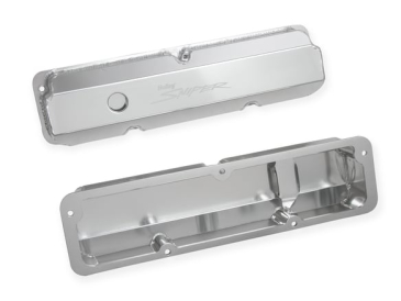 SNIPER VALVE COVER - FABRICATED ALUMINUM - FORD FE - TALL - NATURAL ANODIZED