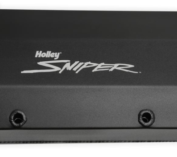 SNIPER VALVE COVER - FABRICATED ALUMINUM - FORD BIG BLOCK - BLACK FINISH