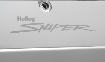 SNIPER VALVE COVER - FABRICATED ALUMINUM - FORD SMALL BLOCK - TALL - TAPERED EDGE - NATURAL ANODIZED