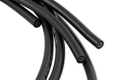 SPARK PLUG WIRE SET - UNIVERSAL - 135 DEG BLACK CERAMIC BOOTS / ACCEL 9002CK, Spark Plug Wires, Pro Fit Ceramic, Spiral Core, 8mm, Black, Set