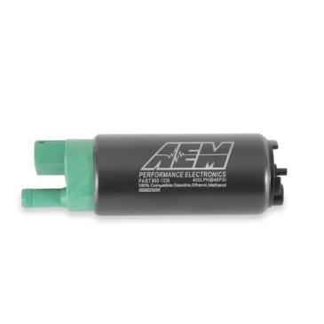 AEM 400LPH E85-COMPATIBLE FUEL PUMP KIT - SINGLE BARB