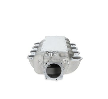 HOLLEY LOW-PROFILE INTAKE MANIFOLD - GODZILLA - NATURAL FINISH