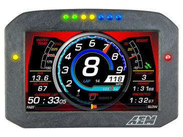AEM CD-7F CARBON FLAT PANEL DIGITAL DASH DISPLAY