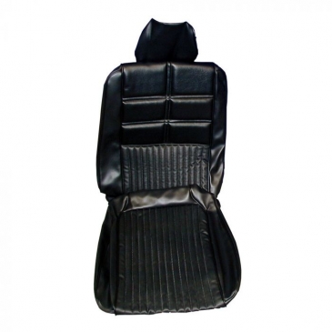 1969 FORD MUSTANG DELUXE COMPLETE UPHOLSTERY SET WITH COMFORT WEAVE - CONVERTIBLE (BLACK) DISTINCTIVE INDUSTRIES