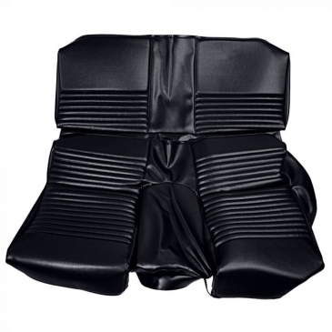 1967 FORD MUSTANG COMPLETE STANDARD/DELUXE UPHOLSTERY SET - COUPE BENCH (BLACK) *DISTINCTIVE INDUSTRIES