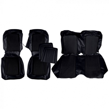 1968 FORD MUSTANG STANDARD/DELUXE COMPLETE UPHOLSTERY SET - CONVERTIBLE (BLACK) *DISTINCTIVE INDUSTRIES