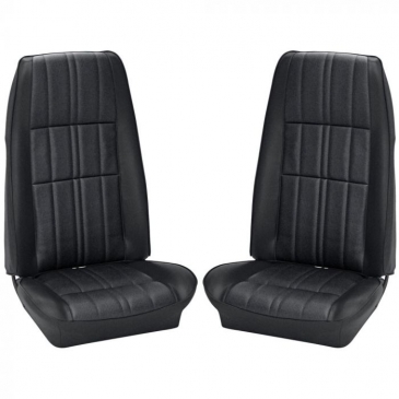 1971-73 FORD MUSTANG COMPLETE DELUXE UPHOLSTERY SET - COUPE (BLACK) TMI PRODUCT
