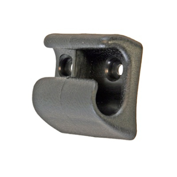 1969-73 FORD MUSTANG SUNVISOR CENTER SUPPORT BRACKET (BLACK)