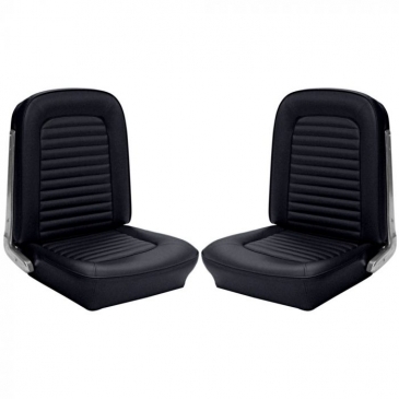 1965 FORD MUSTANG COMPLETE UPHOLSTERY STANDARD SET - COUPE (BLACK) *TMI PRODUCT