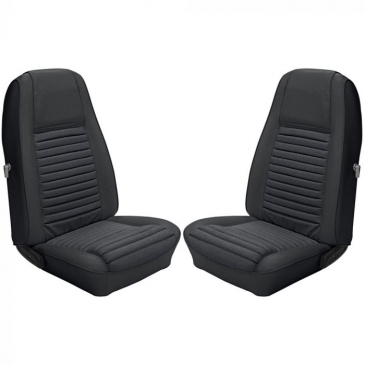 1970 FORD MUSTANG MACH 1 COMPLETE UPHOLSTERY SET - FASTBACK (BLACK/BLACK) TMI PRODUCT