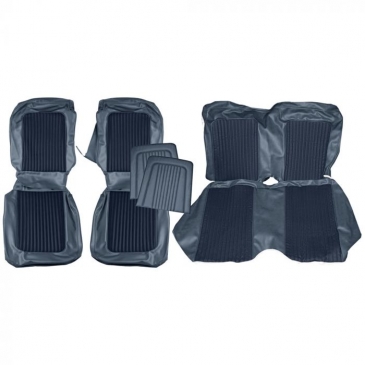 1968 FORD MUSTANG STANDARD/DELUXE COMPLETE UPHOLSTERY SET - COUPE (BLUE) *DISTINCTIVE INDUSTRIES