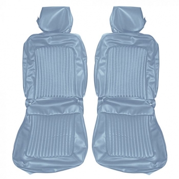 1969 FORD MUSTANG STANDARD COMPLETE UPHOLSTERY SET - FASTBACK (BLUE) DISTINCTIVE INDUSTRIES