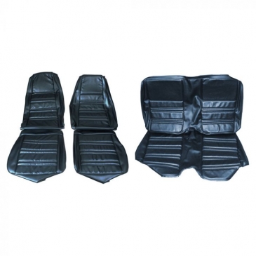 1970 FORD MUSTANG STANDARD COMPLETE UPHOLSTERY SET - CONVERTIBLE (BLUE) DISTINCTIVE INDUSTRIES