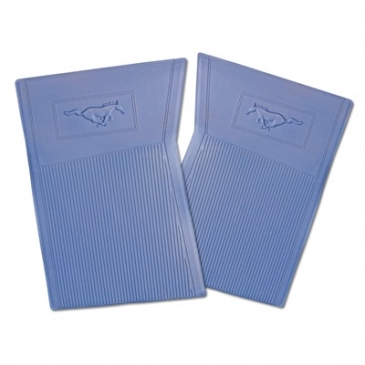 1965-73 FORD MUSTANG ORIGINAL STYLE RUBBER PONY MATS - BLUE