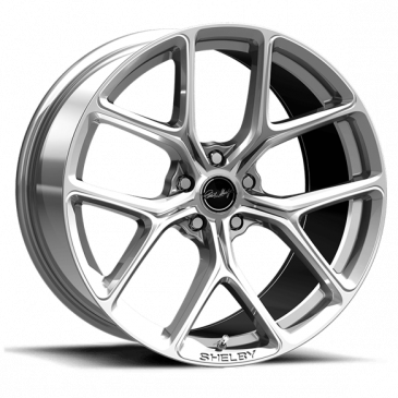 2005 & UP CARROLL SHELBY WHEELS CS3 - 20 X 11 IN. - 5 X 114.3 - 50MM OFFSET - CHROME POWDER (REAR)