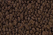 1965-73 FORD MUSTANG RUNNING PONY LOGO MATS - DARK BROWN
