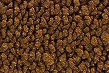 1965-73 FORD MUSTANG RUNNING PONY LOGO MATS - DARK SADDLE