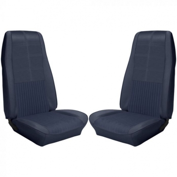 1970 FORD MUSTANG DELUXE UPHOLSTERY WITH COMFORT WEAVE COMPLETE SET - CONVERTIBLE (DARK BLUE) TMI PRODUCT