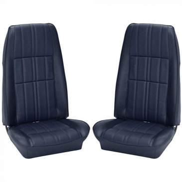 1971-73 FORD MUSTANG COMPLETE DELUXE UPHOLSTERY SET - COUPE (DARK BLUE) TMI PRODUCT