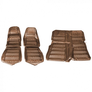 1970 FORD MUSTANG STANDARD COMPLETE UPHOLSTERY SET - FASTBACK (GINGER) DISTINCTIVE INDUSTRIES