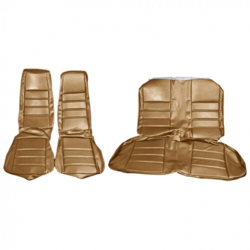 1971-73 FORD MUSTANG STANDARD COMPLETE UPHOLSTERY SET -  CONVERTIBLE (GINGER) DISTINCTIVE INDUSTRIES