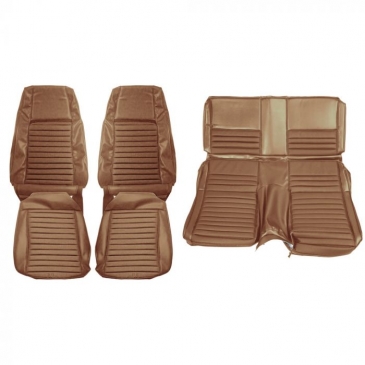 1970 FORD MUSTANG MACH 1 COMPLETE UPHOLSTERY SET - FASTBACK (GINGER) DISTINCTIVE INDUSTRIES