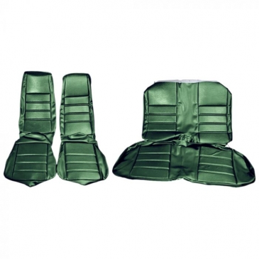 1971-73 FORD MUSTANG STANDARD COMPLETE UPHOLSTERY SET -  CONVERTIBLE (GREEN) DISTINCTIVE INDUSTRIES