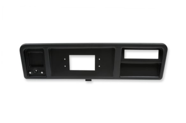 1973-1979 FORD TRUCK HOLLEY DASH BEZELS FOR HOLLEY EFI 7" DASHES - BLACK - NO A/C VENTS