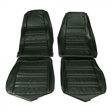 1970 FORD MUSTANG STANDARD FRONT BUCKETS UPHOLSTERY ONLY - (IVY) DISTINCTIVE INDUSTRIES