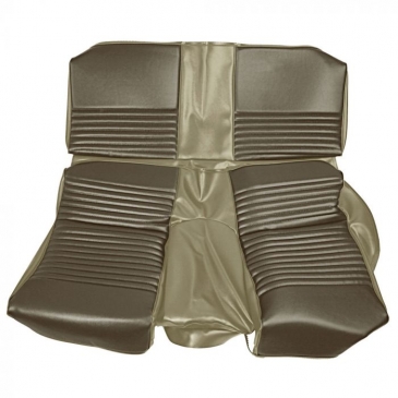 1967 FORD MUSTANG FRONT BENCH STANDARD/DELUXE UPHOLSTERY ONLY - (IVY-GOLD) *DISTINCTIVE INDUSTRIES