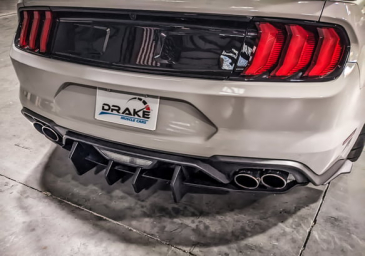 2018-22 FORD MUSTANG DRAKE MUSCLE CARS 18+ MUSTANG BLADE KIT FOR REAR DIFFUSER