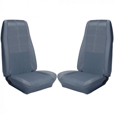 1970 FORD MUSTANG DELUXE UPHOLSTERY WITH COMFORT WEAVE COMPLETE SET - COUPE (MEDIUM BLUE) TMI PRODUCT
