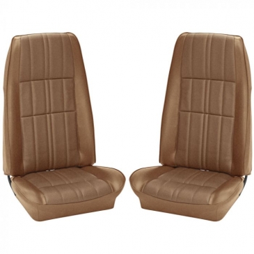 1971-73 FORD MUSTANG COMPLETE DELUXE UPHOLSTERY SET - FASTBACK (MEDIUM GINGER) TMI PRODUCT