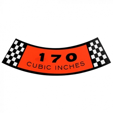 1964-65 FORD MUSTANG AIR CLEANER DECAL (170)