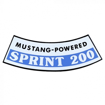 1966 FORD MUSTANG "MILLIONTH MUSTANG" SPRINT AIR CLEANER DECAL