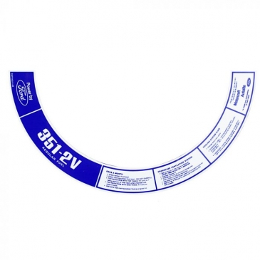 1972-73 FORD MUSTANG AIR CLEANER DECAL (351-2V)