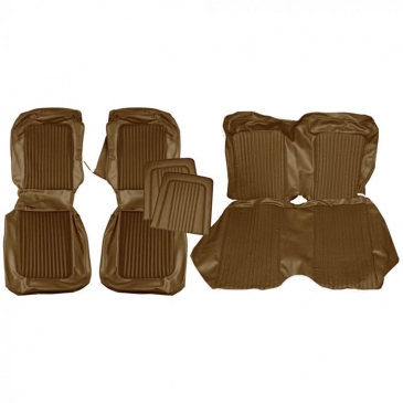 1968 FORD MUSTANG STANDARD/DELUXE COMPLETE UPHOLSTERY SET - FASTBACK (NUGGET-GOLD) *DISTINCTIVE INDUSTRIES