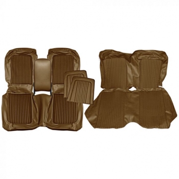 1968 FORD MUSTANG STANDARD/DELUXE BENCH COMPLETE UPHOLSTERY SET - COUPE (NUGGET-GOLD) *DISTINCTIVE INDUSTRIES