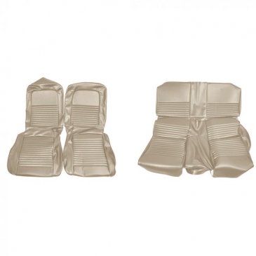 1967 FORD MUSTANG COMPLETE DELUXE UPHOLSTERY SET WITH COMFORT WEAVE - CONVERTIBLE (PARCHMENT) *DISTINCTIVE INDUSTRIES