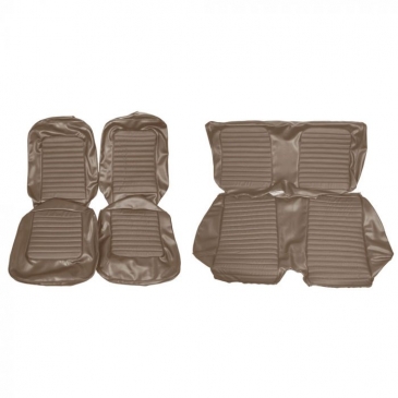 1966 FORD MUSTANG COMPLETE STANDARD UPHOLSTERY SET - COUPE (PARCHMENT) *DISTINCTIVE INDUSTRIES