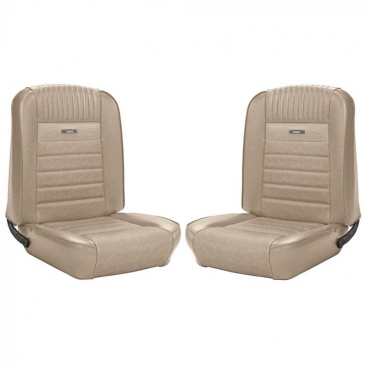 1965-66 FORD MUSTANG PONY COMPLETE UPHOLSTERY SET - FASTBACK (PARCHMENT)