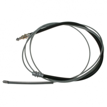 1969-1970 FORD MUSTANG REAR PARKING BRAKE CABLE - RIGHT 6 CYLINDER POST 2/17/1969