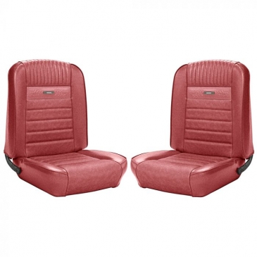 1965 FORD MUSTANG PONY COMPLETE UPHOLSTERY SET - FASTBACK (RED)