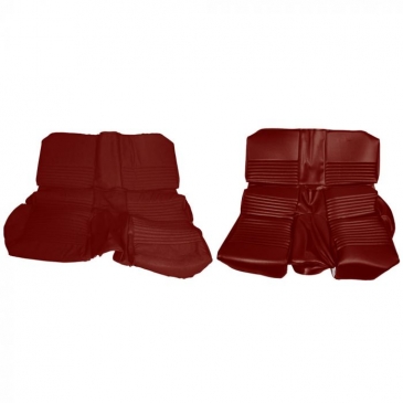 1967 FORD MUSTANG COMPLETE STANDARD/DELUXE UPHOLSTERY SET - COUPE BENCH (RED) *DISTINCTIVE INDUSTRIES