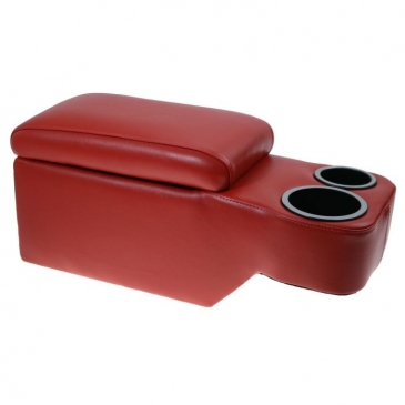 1964-67 FORD MUSTANG CLASSIC SADDLE MOUNTED CONSOLE - BRIGHT RED