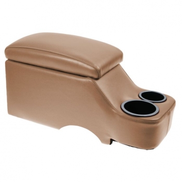 1964-1973 FORD MUSTANG CLASSIC HUMPHUGGER CONSOLE - SADDLE (CONVERTIBLE)
